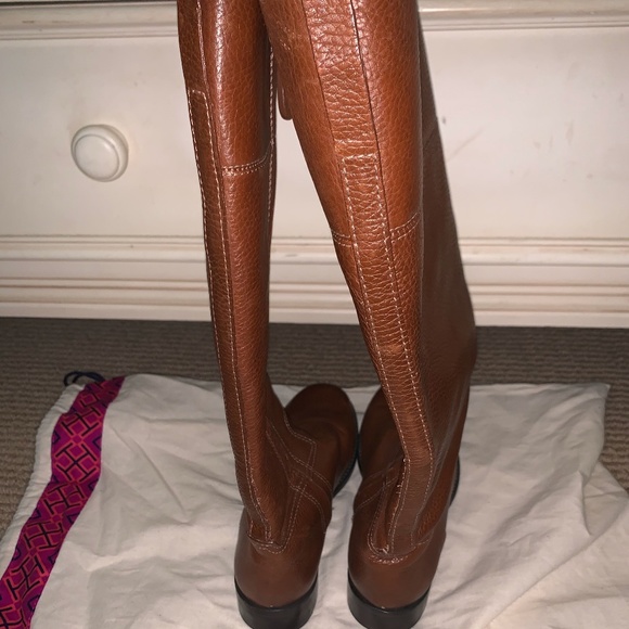 Tory Burch Brown Riding Boots - Picture 3 of 4